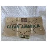 Falstaff Beer 'Operation Clean America' Fabric Bag