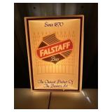 Falstaff Beer Light Up Advertisement - Works