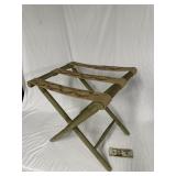 Antique Folding Luggage Rack