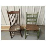 2 Antique Chairs Inc. Rush Seat Chair