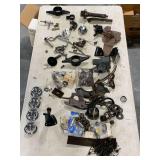 Assorted Vehicle Parts - Ford Hubcaps Included