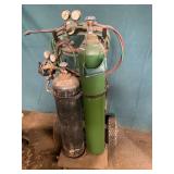 Torch cart, bottles, Napa gauges