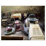 MTD 12 hp 38" cut riding mower, Servistar 16 hp Briggs & Stratton 46" cut riding mower