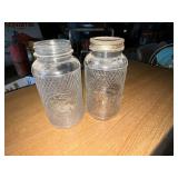 Pair of Old Judge coffee jars