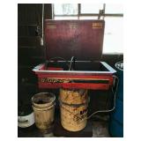 Snap-On parts washer on barrel