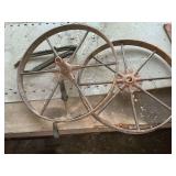 2 steel wheels
