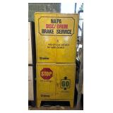 NAPA metal disc/drum brake service cabinets with keys