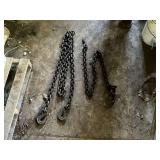 1/2" log chain, hooks on both ends 12