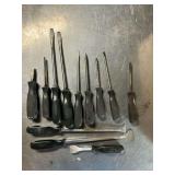 Snap-On screwdrivers and scrapers