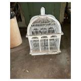 Wood bird cage