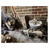 Ford V-8 motor, automatic transmission, post vise
