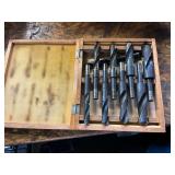 Drill bit set with 1/2" shank