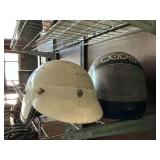 2 helmets