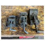 3 drill press vises