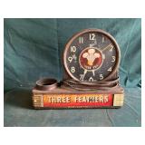 Three Feathers Distributing electric clock