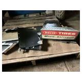 Davis Tire Wizard Batteries counter catalog rack with inserts