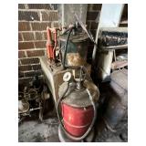 Vintage oil barrels