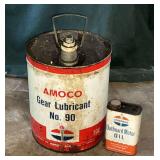Amoco 5  gallon gear lube