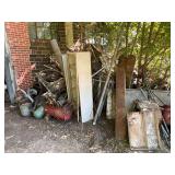 Scrap iron pile