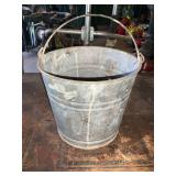 No. 8 galvanized bucket.
