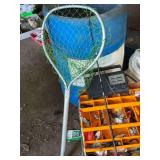 Fish trap, dip net, fish basket, tackle box, reels, etc.