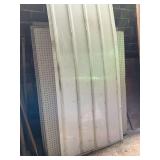 7 sets of pegboard, 58" x 48"