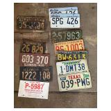Out of state license plates.