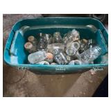 Assorted jars, mostly quart