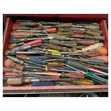 Large assortment of screwdrivers