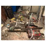 6 used chainsaws