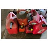 Plastic gas cans