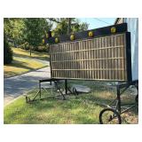 Lighted sign board, 8