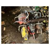 7 vintage chainsaws
