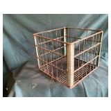 Foremost metal milk crate, 61