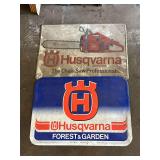 Husqvarna dealer advertising signs
