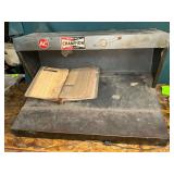 Metal flip-top counter top parts book caddy, lighted