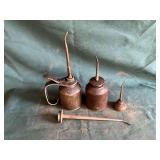 3 oil cans