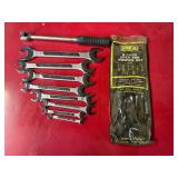 Sparta 8-piece open end wrench set
