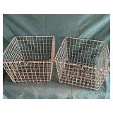 2 wire locker baskets