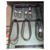 Assorted automotive belts