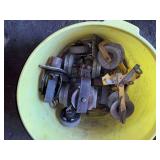Assorted casters and rollers