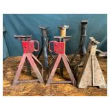 Assorted jack stands