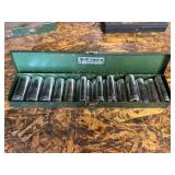 Blackhawk 1/2" drive deep SAE socket set
