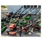 FOR PARTS ONLY!!! Lawn mowers, tillers and edgers