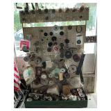 Assorted bearings with shelf