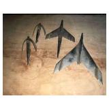 4 automotive hood ornaments