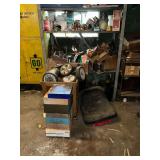Oil filters, exhaust hangers, starter solenoid, used lawn mower wheels, etc.
