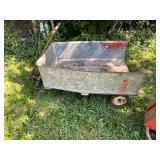 Metal cart, needs front wheels