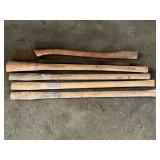 Wooden axe handles