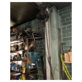 Chisholm-Moore heavy duty chain hoist with trolley